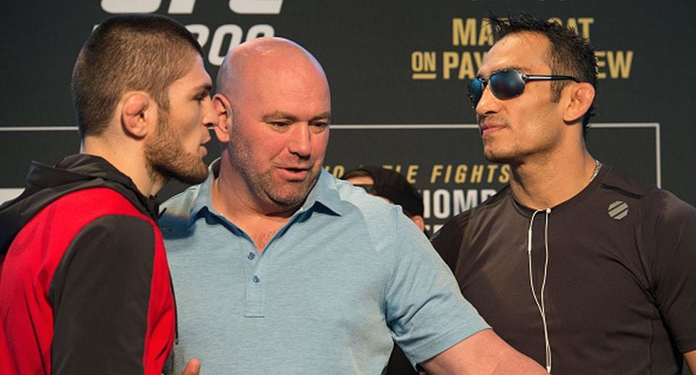 Khabib Nurmagomedov registra un récord de 28-0; Tony Ferguson, 25-3. (Getty Images)
