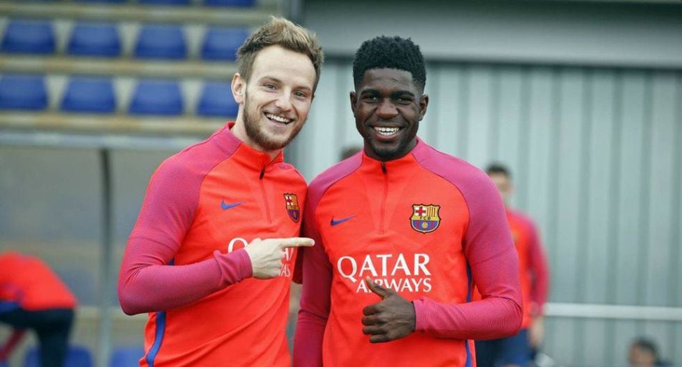 Rakitic y Umtiti juegan juntos en el FC Barcelona desde 2016. (AFP)