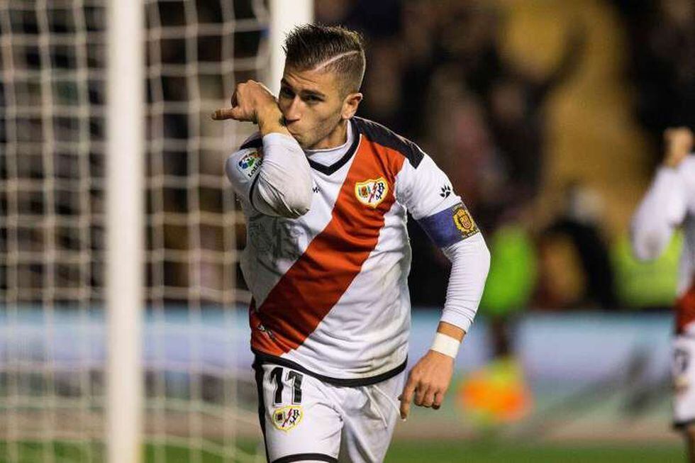 Adrián Embarba juega en el Rayo Vallecano desde el 2013.