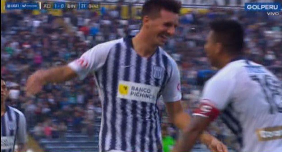 Mauricio Affonso le anotó a Binacional y sumó su sexto gol en el Apertura. (Captura)