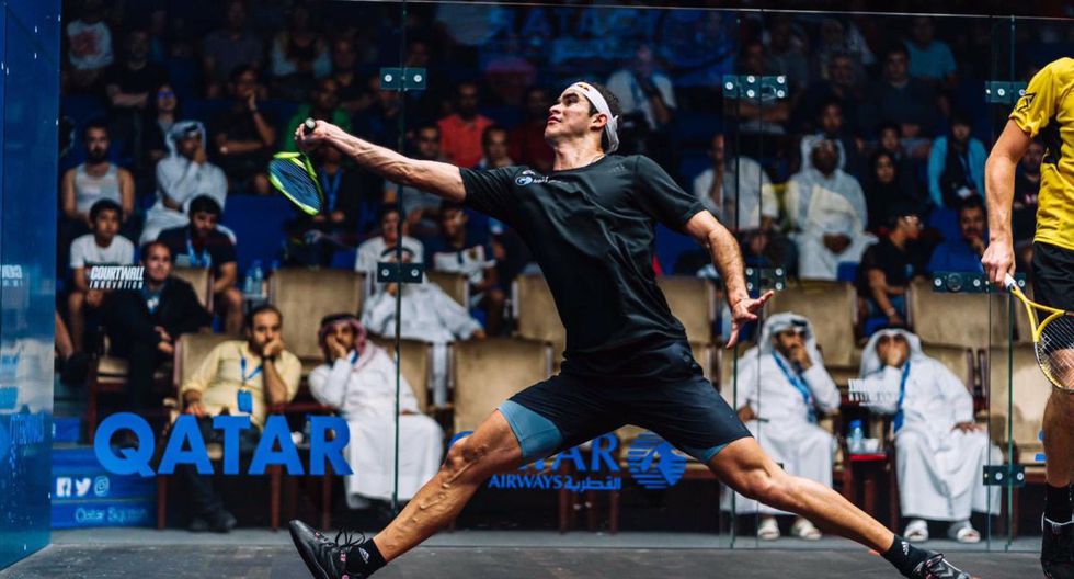 Diego Elías es el actual número 7 del ranking mundial de la PSA. (Foto: Twitter de Diego Elías)