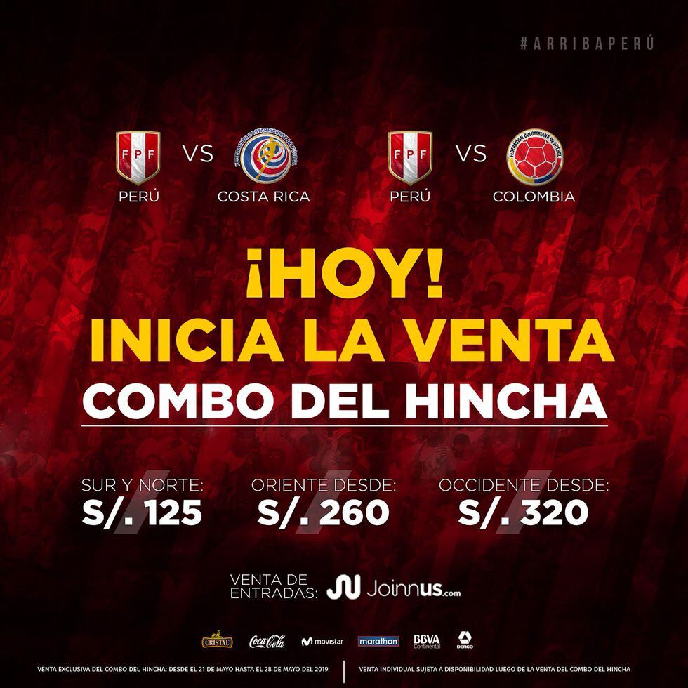 Selección Peruana: ya puedes comprar tus boletos.