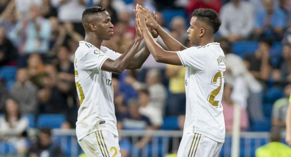 Vinicius Junior y Rodrygo Goes son los jóvenes talentos que más resaltan en el Real Madrid. (Getty)