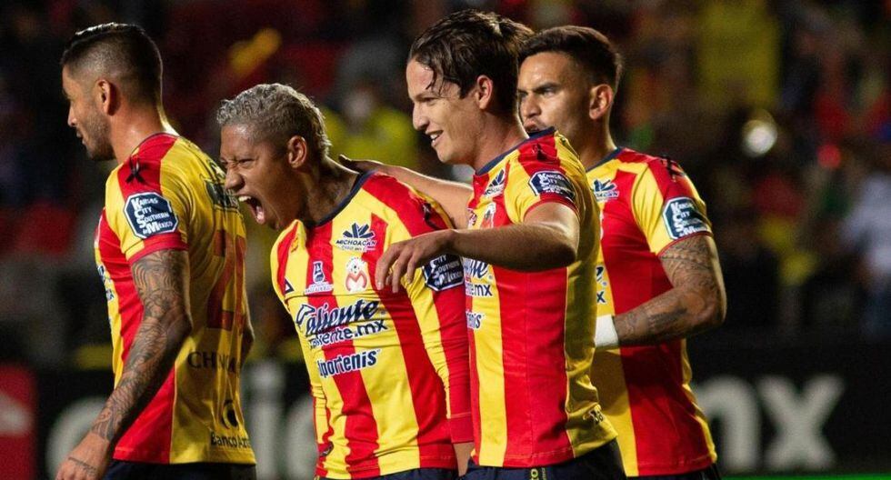 Morelia de Ray Sandoval, Irven Ávila y Edison Flores marcha decimosexto en la tabla del Clausura mexicano con solo cuatro unidades. América ocupa el octavo lugar . (Foto: EFE)