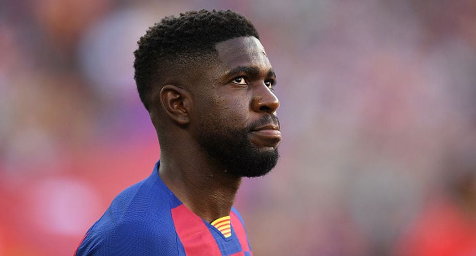 Samuel Umtiti se prepara para el Clásico ante el Real Madrid. (Getty)