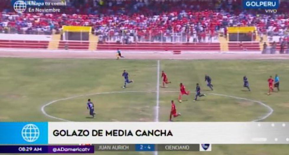 Cienciano del Cusco: gol de mediocampo en la Liga 2 del fútbol peruano | VIDEO | Perú - Diario Depor