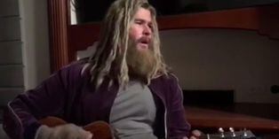 Avengers: Endgame | Thor gordo canta 'Hurt' de Johnny Cash y es lo más divertido que verás hoy
