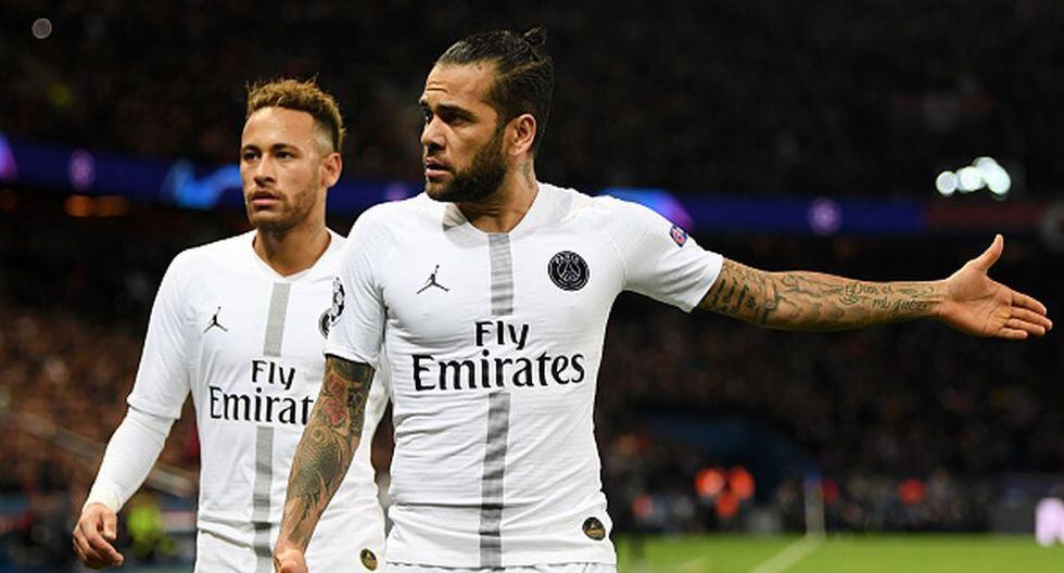 Dani Alves dejó el PSG en la temporada 2018/19. (Getty)