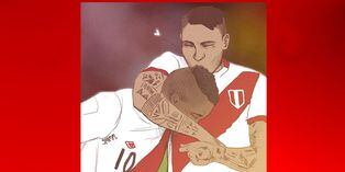 Paolo Guerrero y Jefferson Farfán: su gran amistad reflejada en emotivos dibujos Paolo Guerrero y Jefferson Farfán: su gran amistad reflejada en emotivos dibujos