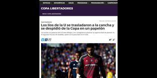La reacción de la prensa chilena tras eliminación de la 'U' de Chile y clasificación de Melgar