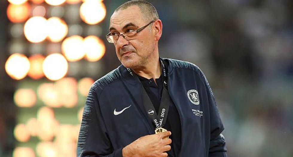 Sarri llegó como DT del Chelsea procedente del Napoli. (Foto: Getty Images)