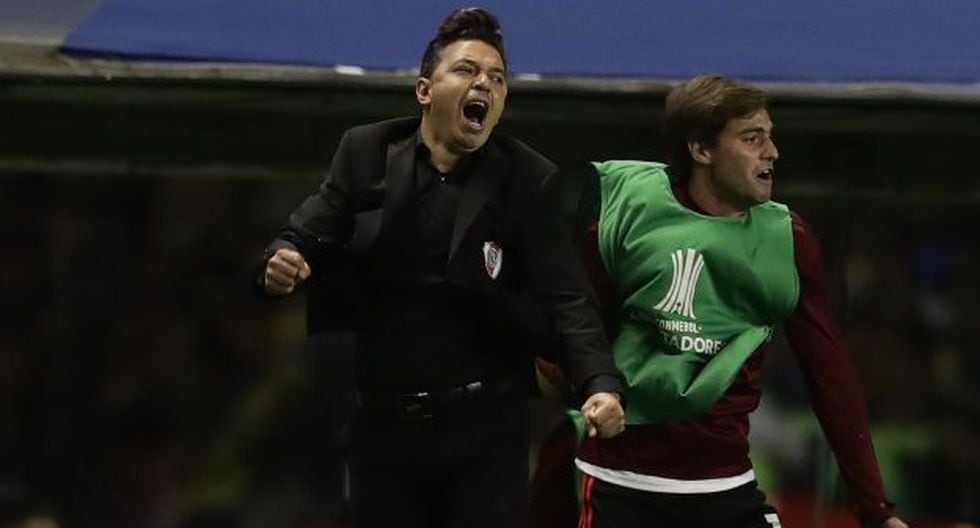 Marcelo Gallardo guió a River Plate a su segunda final consecutiva de Copa Libertadores. (Foto: AFP)
