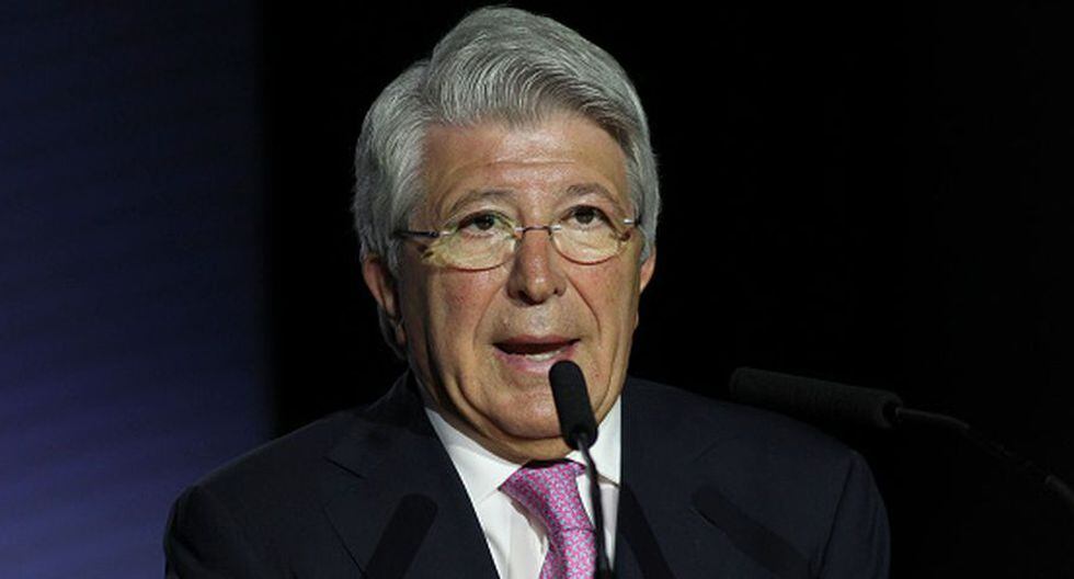 Presidente del Atlético de Madrid habló de la posibilidad de fichar a James Rodríguez (Getty)