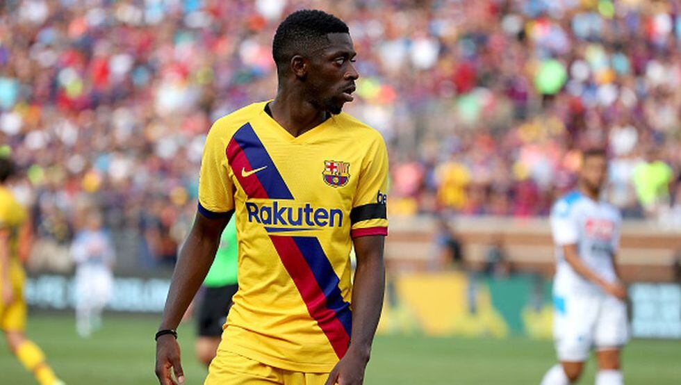 Dembélé llegó al Barcelona en 2017 desde el Dortmund. (Getty)