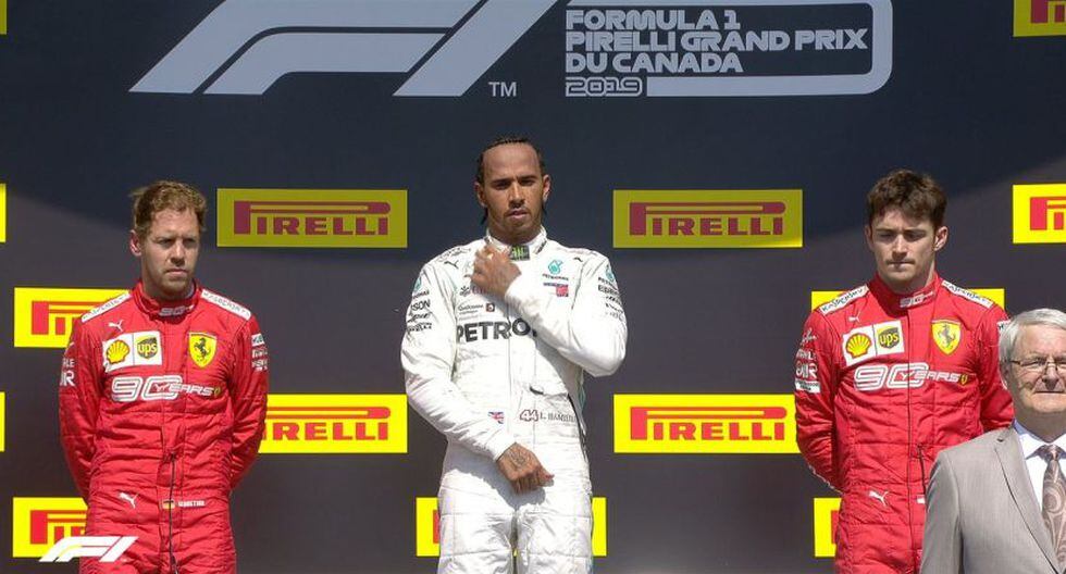 Lewis Hamilton ganó en el GP de Canadá. (F1)