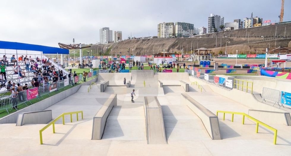 El Skatepark de la Costa Verde, ubicado en San Miguel. (Foto: IPD)
