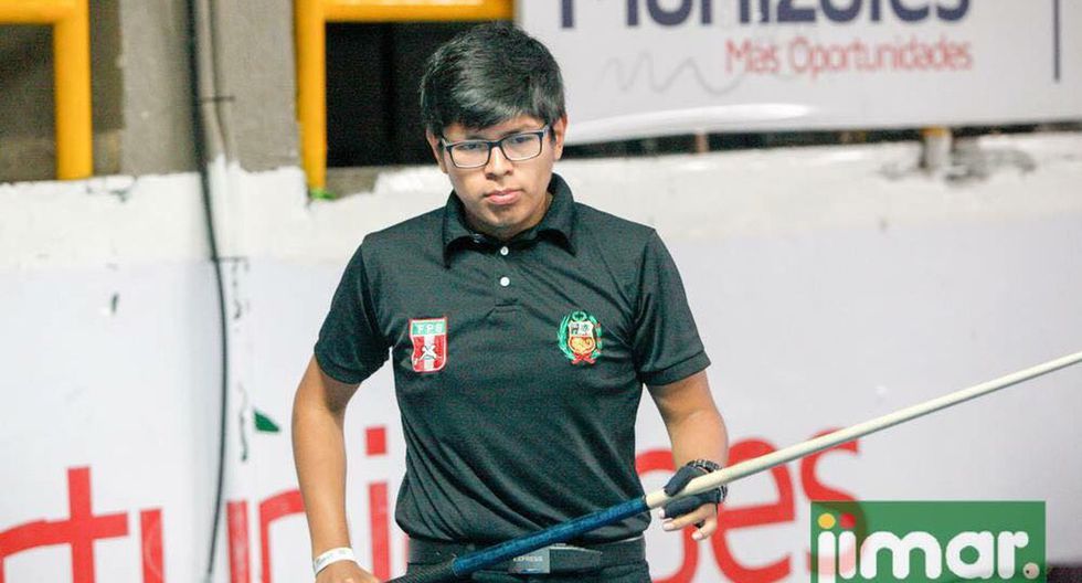 Luis Carrasco nació en Huancayo, tiene 20 años y es la joven promesa del billar peruano. (Foto: Difusión)