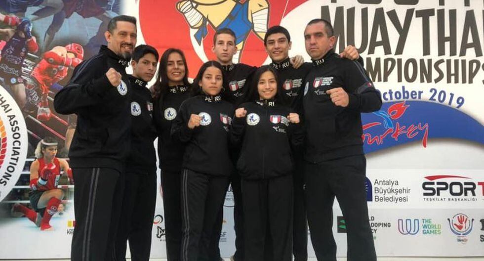 El equipo peruano de muay thai que competirá en Turquía. (FOTO: FDPM)