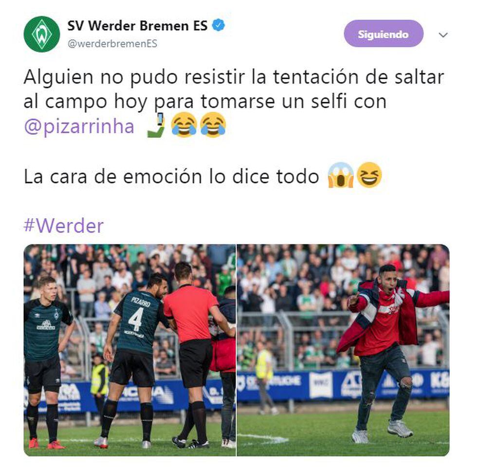 El mensaje del club.