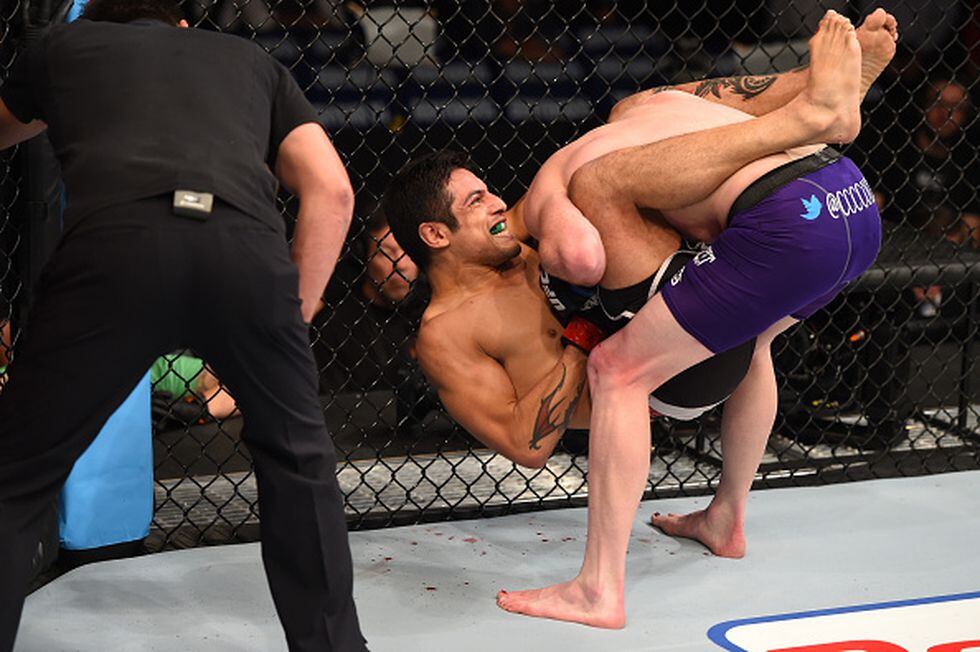 Benítez puede dar muchos problemas con su jiu jitsu. (Getty Images)