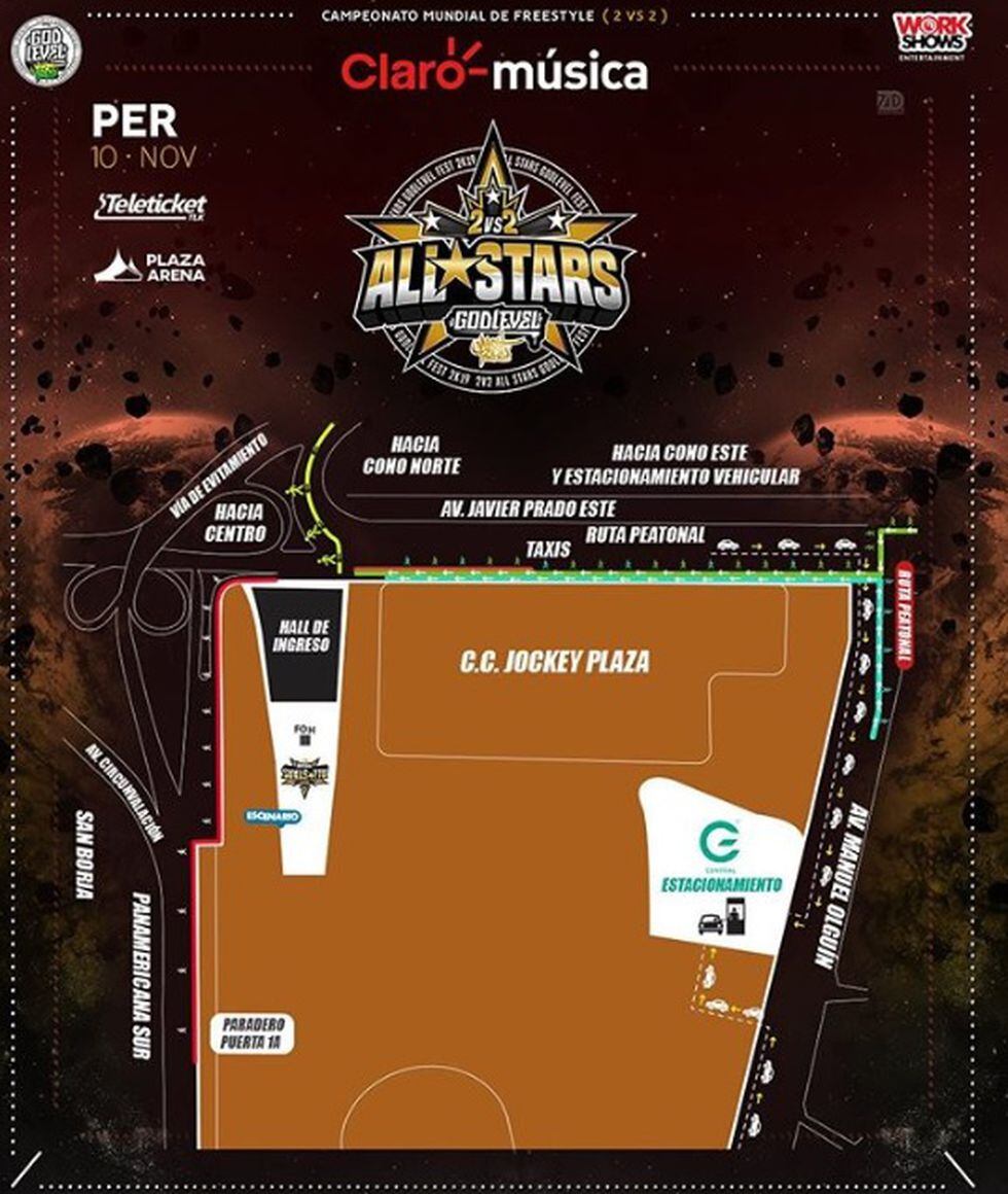 Conoce cómo llegar a la God Level Fest 2019