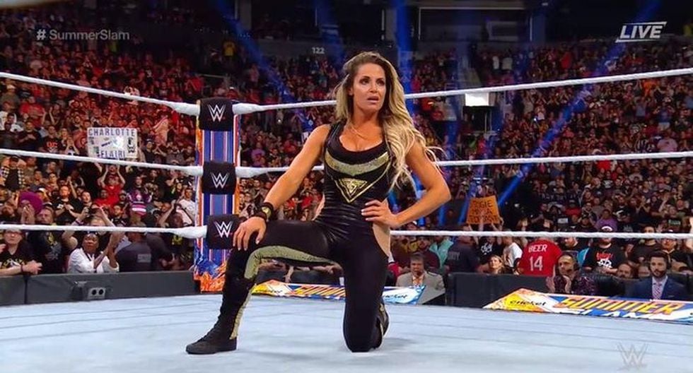 Trish Stratus volvió a pelear en SummerSlam 2019. (WWE)