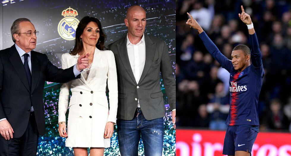 Florentino bromea con que Zidane ''podría hacer algo'' para fichar a Mbappé. (Getty)