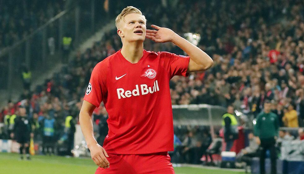 Erling Haland | Noruega | 19 años | Red Bull Salzburg | 13, 3 millones de dólares. (Foto: AFP)