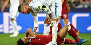 "Ante todo somos compañeros": el sentido mensaje de Sergio Ramos luego de propiciar lesión a Mohamed Salah