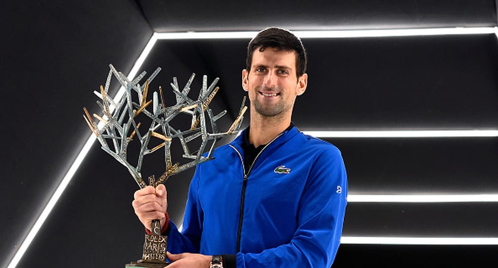 Novak Djokovic se llevó el Masters 1000 de París. (Foto: Getty Images)