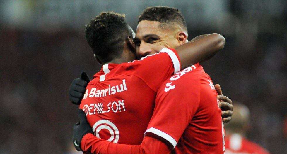 Con 'doblete' de Paolo Guerrero: Internacional venció a Cruzeiro y avanzó a la final Copa Brasil. (@MaxPeixoto91)