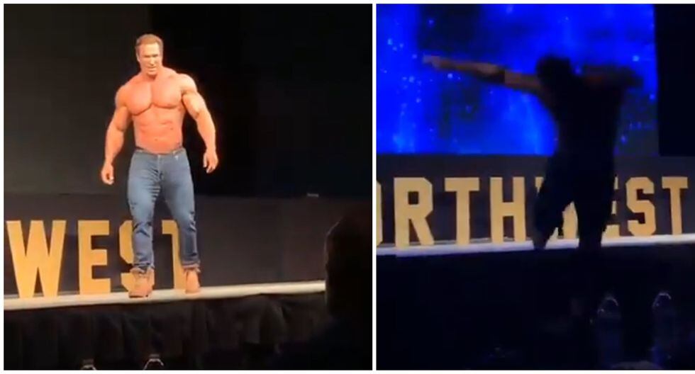 El fisicoculturista Mike O’Hearn compitió en el NPC Northwest en Washington. (Twitter)