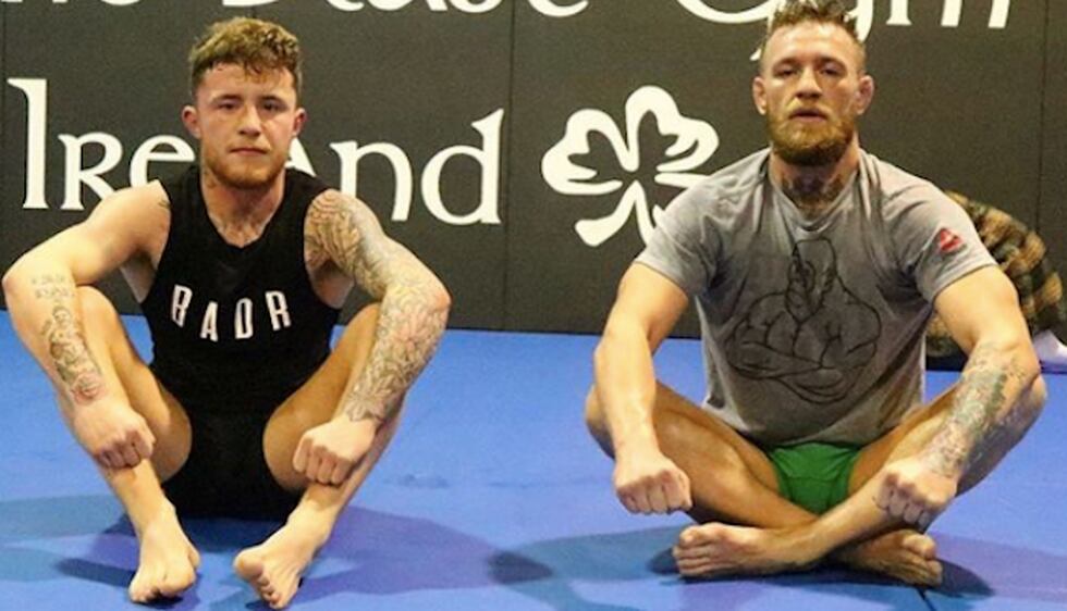 James Gallagher y Conor McGregor. (Difusión)