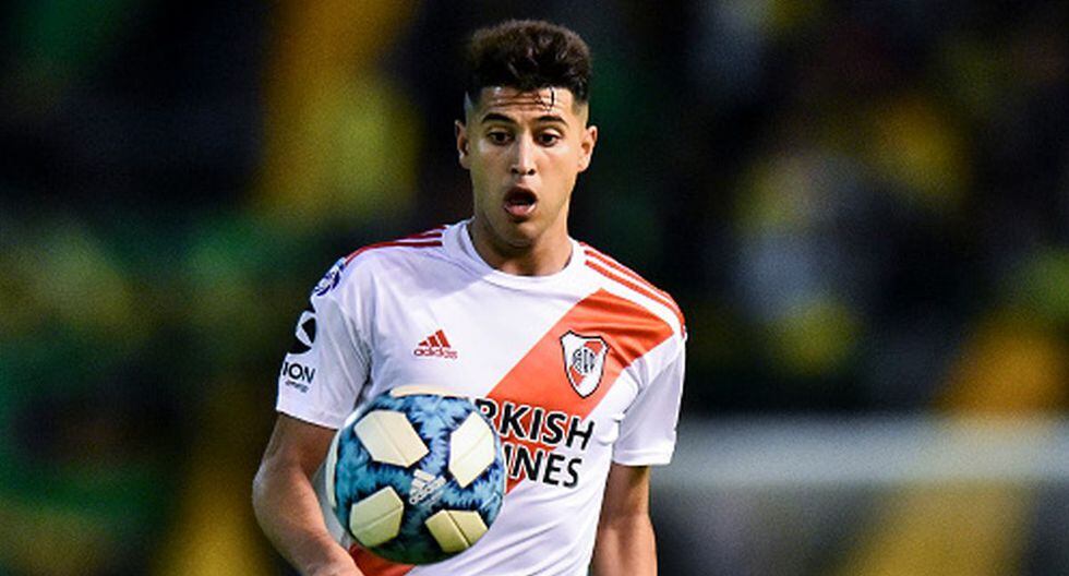 Exequiel Palacios jugó la final de la Copa Libertadores 2019 ante Flamengo. (Foto: Getty)
