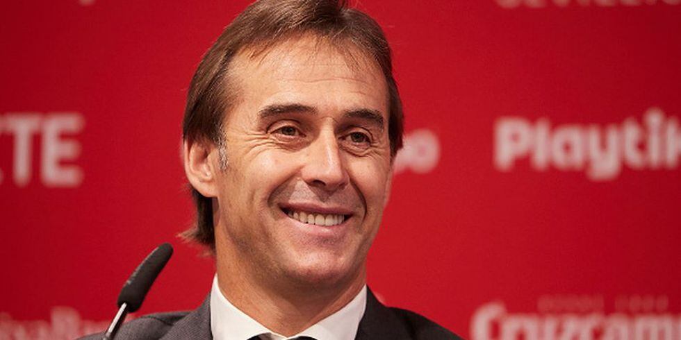 Julen Lopetegui firmó por el Sevilla hasta junio de 2022 (Getty)