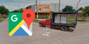 Encontró camión en Google Maps, hizo zoom y halló triste detalle