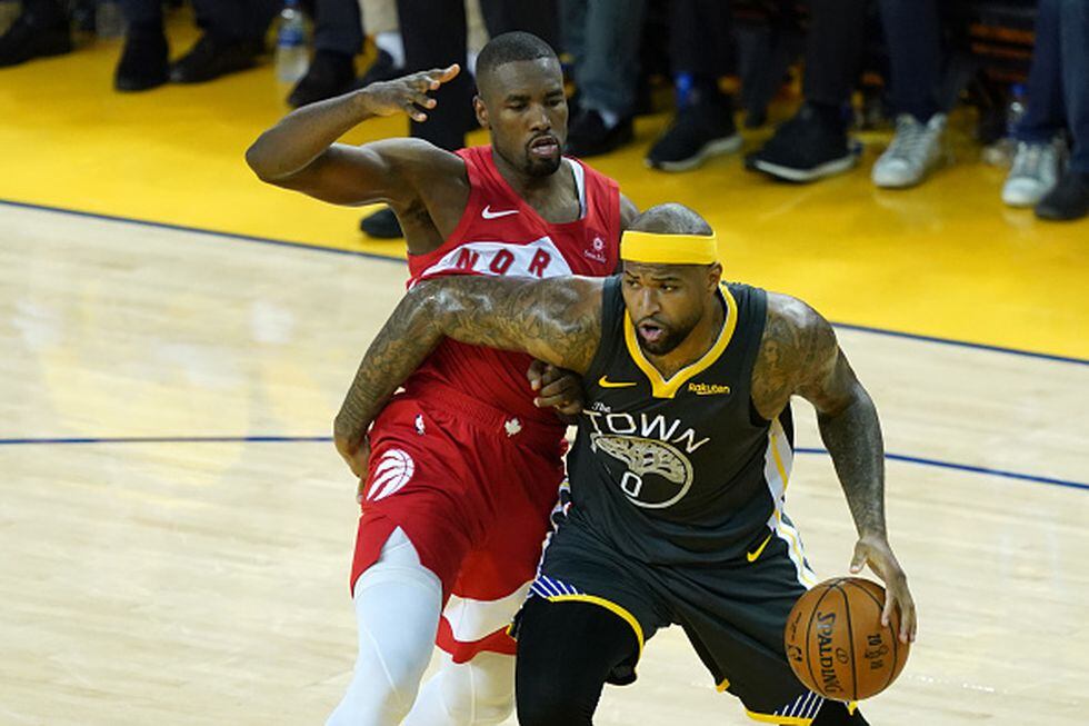 DeMarcus Cousins jugó una temporada en los Warriors. (Getty Images)