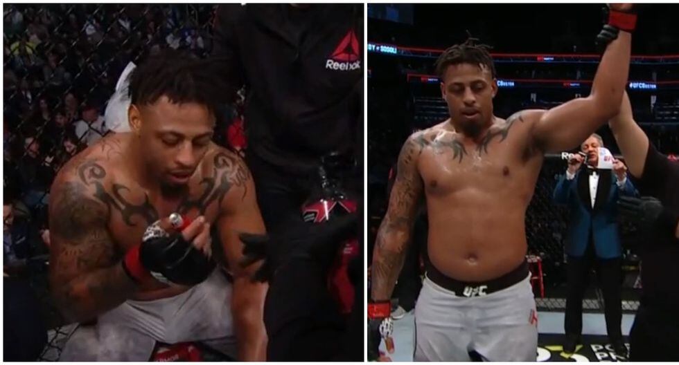 Greg Hardy registra un récord de 5-1-1 como peleador profesional. (UFC)