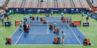 Una vez más: 55 partidos del US Open se suspendieronpor culpa de las lluvias