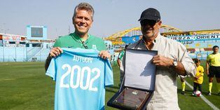 Sporting Cristal rindió homenaje a Paulo Autuori antes del inicio del partido contra Atlético Nacional