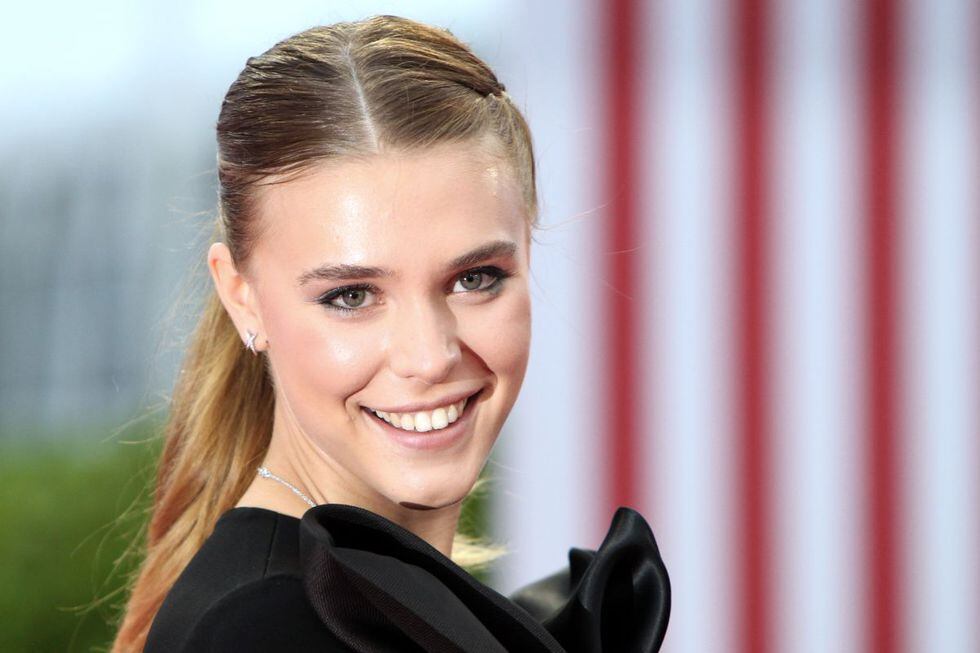 Gaia Weiss interpretó a Porunn, una antigua sirvienta convertida en doncella escudera. (Foto: AFP)