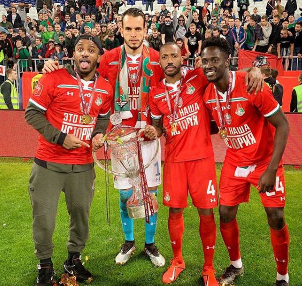 Jefferson Farfán obtuvo su tercer título con el Lokomotiv.