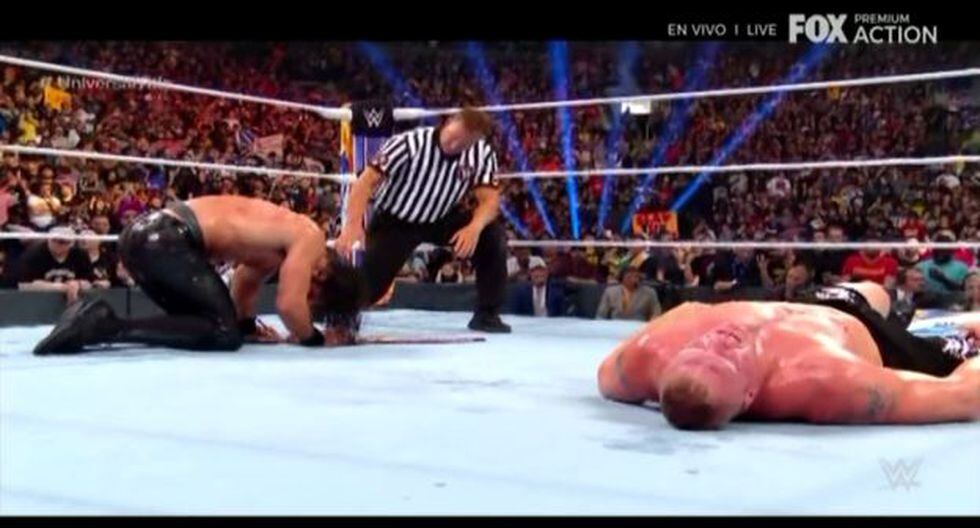Seth Rollin celebró en SummerSlam 2019. (WWE)