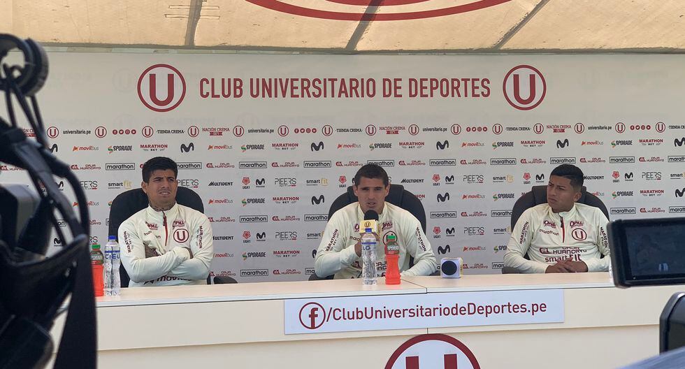Aldo Corzo y Armando Alfageme estuvieron presentes en la conferencia de prensa junto a Bryan Velarde (Foto: Vanessa Almenara)