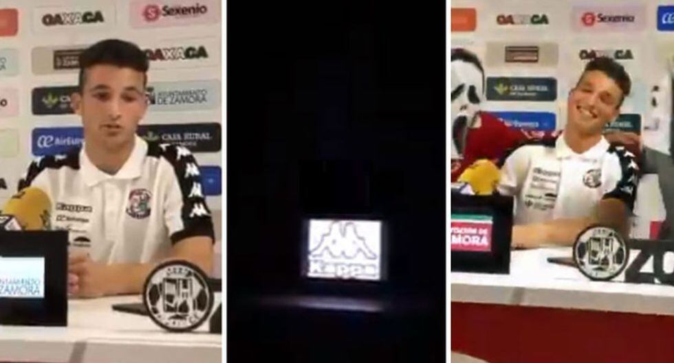 Daba conferencia, le apagaron las luces y terminó llevándose el susto de su vida por Halloween. (YouTube)