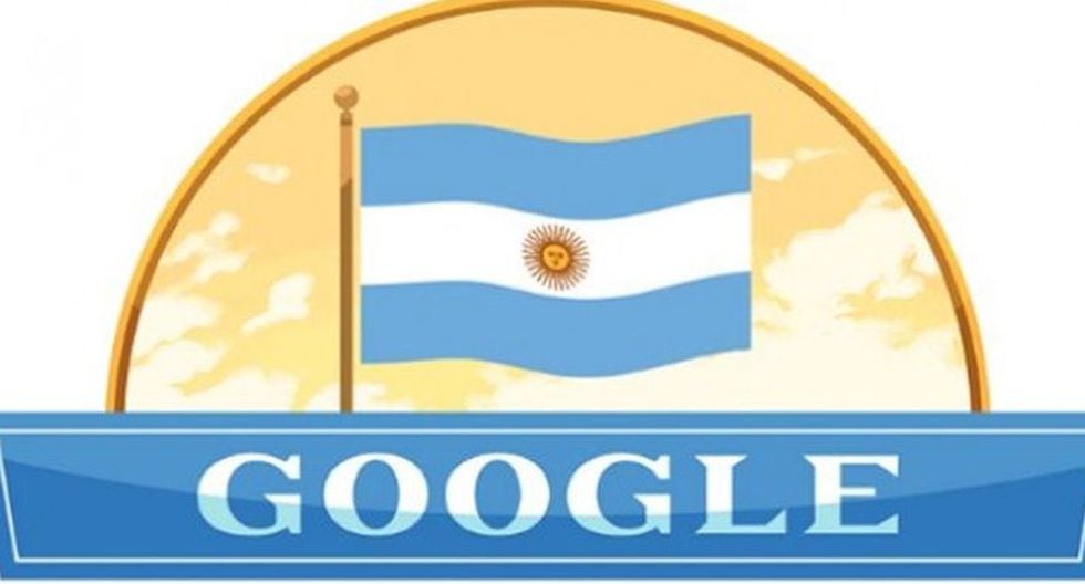 Doodle dedicado a la Independencia de Argentina (Google)