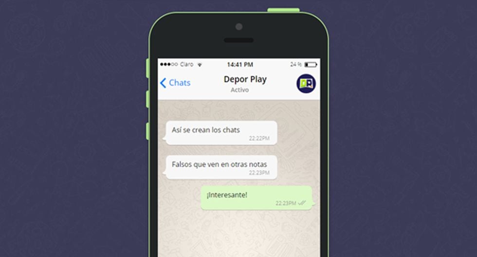 WhatsApp Fake Chat (Foto: Internet)